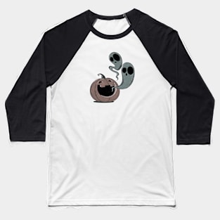 Haunted Pumpkin Baseball T-Shirt